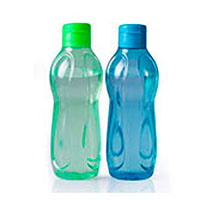 Botella BIO deportiva de colores con logo impreso
